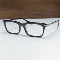 Gafas Ópticas de Diseño de Alta Calidad para Hombre y Mujer, Estilo Punk FUN HATCH TALLA 52-18, Monturas de Gafas de Acetato y Titanio de Lujo para Negocios