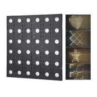 Arandela estroboscópica de haz RGB a todo color DMX512 fondo de escenario DJ club nocturno luces de boda Led dot Blinder pixel Matrix Light