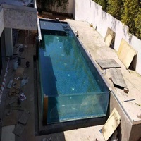 Xinxunlin Fenêtre sous-marine personnalisée en acrylique transparent pour piscine