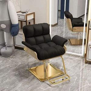 Sillas de peluquería de lujo de alta gama K - sillas especiales con elevación y rotación para cortes de pelo, barbería y estética de celebridades - Product Image 1