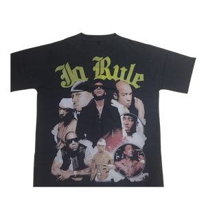 T-shirt graphique vintage Hip-Hop – Tee-shirt en coton oversize esthétique streetwear des années 90 - Product Image 1