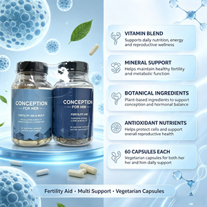 Set de Vitaminas para la Fertilidad Masculina, Suplemento Natural para la Concepción, Suplemento de Fertilidad para Hombres y Mujeres para el Apoyo al Embarazo - Product Image 4