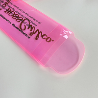Sacs en plastique personnalisés pour pince à épiler petit sac d'emballage de brillant à lèvres personnalisé sac de pochette à outils en peau de PVC transparent et transparent