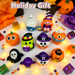 Juego de Juguetes Blandos de Halloween, Personajes Lindos de TPR, Juguetes Antiestrés para Regalo Navideño, Suministro de Fábrica - Product Image 4