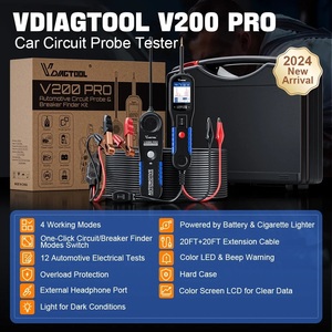 미국 창고 2026 신형 자동차 진단 도구 VDIAGTOOL V200 Pro 9V 12V 24V 자동차 트럭 차량 전압 테스터 단락 회로 감지기 - Product Image 4