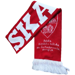 両面ジャカードメンズスカーフサッカーファンスカーフカスタムプリントニットファンサッカーニットサッカーサッカースカーフ - Product Image 2