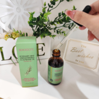 KOGEEYY Shampooing, Après-Shampooing et Masque Capillaire Bio au Romarin et à la Menthe, Hydratant et Rafraîchissant, Kit de Soins Capillaires au Romarin avec Acides Aminés
