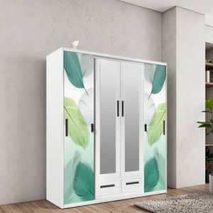 <span class=keywords><strong>Armadio</strong></span> in Acciaio per <span class=keywords><strong>Camera</strong></span> <span class=keywords><strong>da</strong></span> <span class=keywords><strong>Letto</strong></span> a Prezzo Conveniente e di Buona Qualità, Mobile per Conservazione Vestiti con <span class=keywords><strong>Ante</strong></span> e Cassetti Stampati - Product Image 2