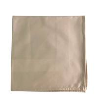 Serviettes de table en satin ivoire avec bordure, 100% coton, pour hôtels, restaurants, mariages et dîners (vente en gros)
