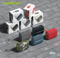 Enceinte Bluetooth Mini Hopestar H54 5W, Étanche IPX7, Lumière LED Pulsée, Appairage TWS, Radio FM, Audio Portable de Poche pour l'Extérieur