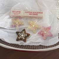 CHUJIAN Nouveau design Barrettes à bec de canard en acétate motif flocon de neige et étoile, texture marbrée, mignonnes pour l'hiver et les fêtes, pour franges latérales