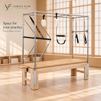 Vente en gros : Reformer Pilates à structure en érable massif, Cadillac Pilates, Table Trapèze OEM/ODM, Équipement Pilates pour entraînement individuel
