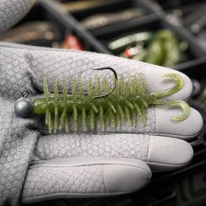 Fournisseur en gros Centi-kicker Leurre souple flottant 4" 5" en forme de centipède, ver segmenté en plastique pour la pêche au bar - Product Image 4