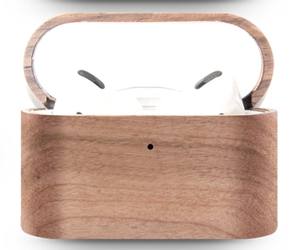 Vente chaude étui en bois d'origine pour <span class=keywords><strong>Airpods</strong></span> <span class=keywords><strong>Pro</strong></span> 3 écouteurs de luxe couverture écouteurs sans fil en bois potable <span class=keywords><strong>boîte</strong></span> de protection complète - Product Image 4