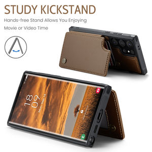 <span class=keywords><strong>CaseMe</strong></span> pour <span class=keywords><strong>Samsung</strong></span> S25 S24 S23 <span class=keywords><strong>S22</strong></span> S21 S20 FE Ultra Plus A36 A17 A16 TPU Soft Flip Card Slot Cash Bag Housse de téléphone en cuir - Product Image 4