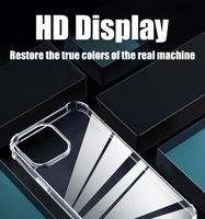 Funda Transparente Ultra Clara HD Antirrayaduras y Antigolpes para iPhone 15 16 17 Pro Max, Carcasa Protectora Delgada de TPU Suave