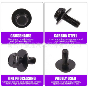 Kit de vis métalliques pour voiture Winning Journey, 160 pièces, tête ronde Phillips, pour réparation et remplacement, kit de fixation automobile - Product Image 5