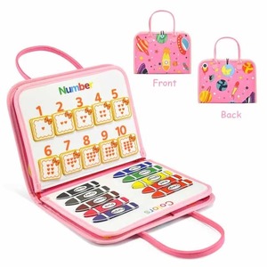 Tableau d'activités Montessori en feutre pour enfants : Apprentissage des compétences de vie, cognition, tri, éducation préscolaire, jouets éducatifs, livre d'activités silencieuses - Product Image 4