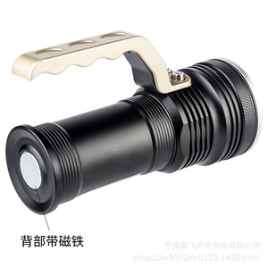 Linterna de aleación de aluminio, batería 18650, luz Led recargable para acampar, uso en exteriores de alto brillo - Product Image 4