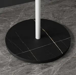 <span class=keywords><strong>Perchero</strong></span> de metal de calidad moderna de oro nórdico con mármol negro para entrada de hotel o muebles de sala de estar - Product Image 5