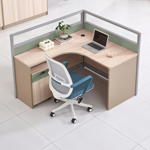 Ofis masası iş istasyonu masası çağrı merkezi kabinleri Modern ofis mobilyası - Product Image 2