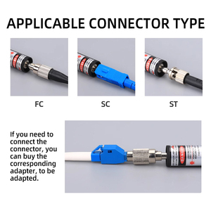 Sợi quang hình ảnh lỗi định vị 20km phạm vi VFL bút phong cách 2.5mm phổ kết nối cho FTTH dò Đỏ Cáp laser Tester - Product Image 4