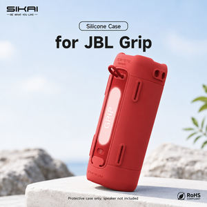 Sikai เคสป้องกันซิลิโคนเข้ากันได้กับที่จับ <span class=keywords><strong>JBL</strong></span> นีออนลำโพงสามารถกันกระแทกได้ฝาครอบลำโพงแบบพกพากลางแจ้ง - Product Image 1