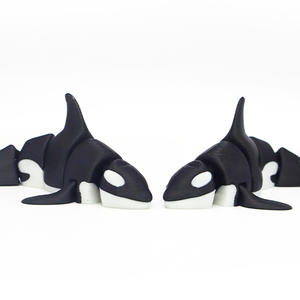 ของเล่นพลาสติกพิมพ์ 3 มิติ Vashine <span class=keywords><strong>รูป</strong></span>สัตว์น้ำสีสันสดใส ของเล่นเสริมสร้างความคิดสร้างสรรค์ ตุ๊กตา<span class=keywords><strong>ปลาวาฬ</strong></span><span class=keywords><strong>เพชฌฆาต</strong></span>ขยับข้อต่อได้ เป็นของขวัญที่เหมาะสำหรับเด็ก - Product Image 4