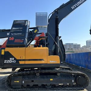 Excavatrice d'occasion de haute qualité Hyundai HX220HD 22 tonnes Excavatrice hydraulique sur chenilles d'occasion d'origine Corée 22 tonnes Pelleteuses à vendre - Product Image 2