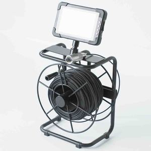 Alimentation d'usine 100m 5MP CCTV <span class=keywords><strong>sous</strong></span> l'<span class=keywords><strong>eau</strong></span> caméra d'inspection de puits profond - Product Image 1