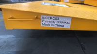 TAILONG Factory Direct 6.5T Plate-forme de chargement de conteneurs pour chariot élévateur Rampe de déchargement de conteneurs pour Offre Spéciale