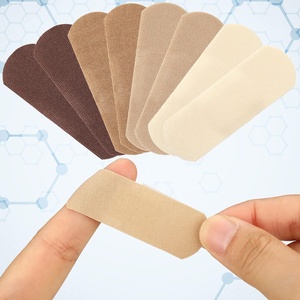 100 STUKS Ademende, waterdichte pleisters Flexibele stoffen verbanden met 24-uurs comfortabele bescherming voor dagelijkse kleine snijwonden - Product Image 2