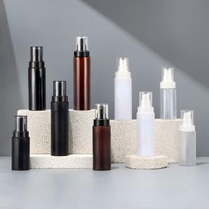 ขวดบรรจุภัณฑ์แบบ<span class=keywords><strong>ส</strong></span><span class=keywords><strong>เปร</strong></span><span class=keywords><strong>ย์</strong></span><span class=keywords><strong>สี</strong></span>ดำ<span class=keywords><strong>ด้าน</strong></span> <span class=keywords><strong>ส</strong></span>ีอำพัน <span class=keywords><strong>ส</strong></span>ีขาวขุ่น ขนาด 4 ออนซ์ 100 มล. 150 มล. 200 มล. พร้อมหัวปั๊มครีมและหัว<span class=keywords><strong>ส</strong></span><span class=keywords><strong>เปร</strong></span><span class=keywords><strong>ย์</strong></span>แบบละออง - Product Image 1