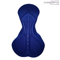 Coussinets de cyclisme personnalisés Jacquard, coussinets en mousse respirants, coussinets 3D pour femmes, coussinets roses pour le cyclisme