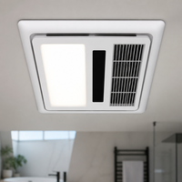 Chauffage PTC 3-en-1 pour salle de bain, monté au plafond, efficace, 2200W, chauffage rapide, ventilateur d'extraction, panneau LED, ventilation 280m³/h, certifié SAA