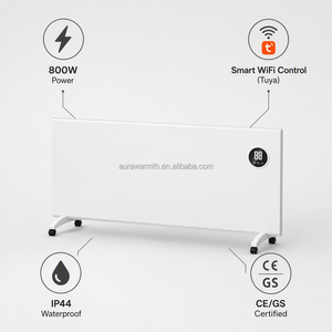 Calentador de Panel Infrarrojo de Cristal de Carbono de 800W con Certificación CE <span class=keywords><strong>GS</strong></span>, IP44, Control Remoto por Aplicación, Calentador Inteligente Independiente/Para Montar en el Techo 249 - Product Image 1