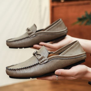 Sepatu pantofel pria kulit asli, <span class=keywords><strong>10</strong></span> nyaman kasual kualitas tinggi sepatu bisnis - Product Image 6