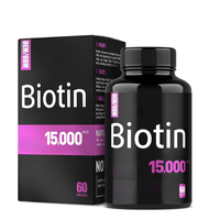 Comprimés de biotine, kératine et collagène en marque privée, capsules de biotine pour les cheveux, la peau et les ongles, suppléments de biotine