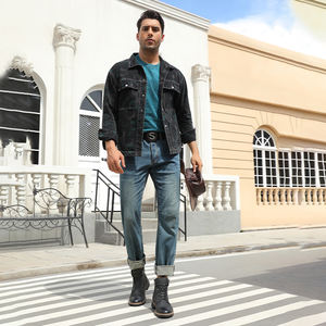 Zapatos de Hombre Personalizados, Botas de Seguridad con Punta Redonda de Cuero, Botas Casuales de Cuero Genuino de Calidad para Hombre, Botas de Moda Masculinas - Product Image 5