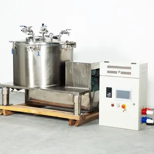 Santrifüj Spin dehidratasyon ayırma ekipmanları endüstriyel ceketli etanol Centerfuge makine filtresi