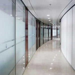 ผนังกระจกฝ้ากั้นห้องสำหรับสำนักงานห้องนั่งเล่นห้องครัวกลางแจ้งตกแต่งห้องโถงผนังผนังกระจก - Product Image 5