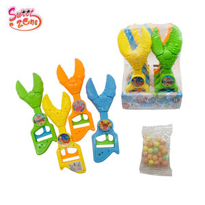 Kualitas tinggi mainan pendidikan lucu capit kepiting tangan plastik permen mainan dengan keras permen untuk anak-anak - Product Image 5