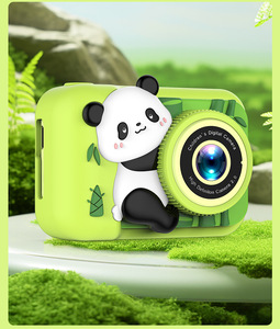 กล้องดิจิตอลสำหรับเด็ก หน้าจอ 2.0 นิ้ว เลนส์คู่ ดีไซน์แพนด้า สำหรับเด็กอายุ 3-6 ปี - Product Image 5