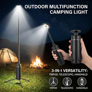Top Ranking portatile all'aperto solare di emergenza a Led ricaricabile pieghevole lampada palo campeggio lanterna per l'escursionismo - Product Image 3