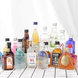 Venta Caliente FASTKING Botellas de Alcohol de Bolsillo de 50 ml, 17% de Alcohol, Dulces y Económicas, Mini Licores para Fiestas, para Bar/Regalo/Muestra, MOQ 2400 Piezas - Product Image 1