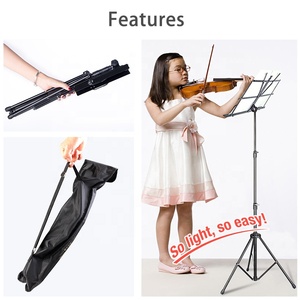 MUS009 Yinyu DDP RTS Support de partitions portable <span class=keywords><strong>en</strong></span> <span class=keywords><strong>plastique</strong></span> pliable et léger pour la pratique des musiciens - Product Image 6