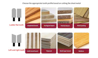 Disco de Corte Freud TCG de 300 mm, 96/72 Dientes, Hoja de Sierra de Carburo TCT para MDF, Laminado, Aglomerado, Panel de Madera Contrachapada