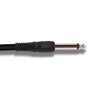Kabel Audio Mono Jack 1/4 Inch Black Economic 6M 10M untuk Gitar, Kabel Instrumen, Kabel Gitar