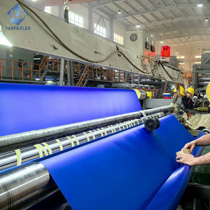 <span class=keywords><strong>Bâche</strong></span> enduite de PVC de couleur bleue résistante 650gsm 3 mètres de largeur de <span class=keywords><strong>bâche</strong></span> imperméable extérieure Rolls de PVC - Product Image 5
