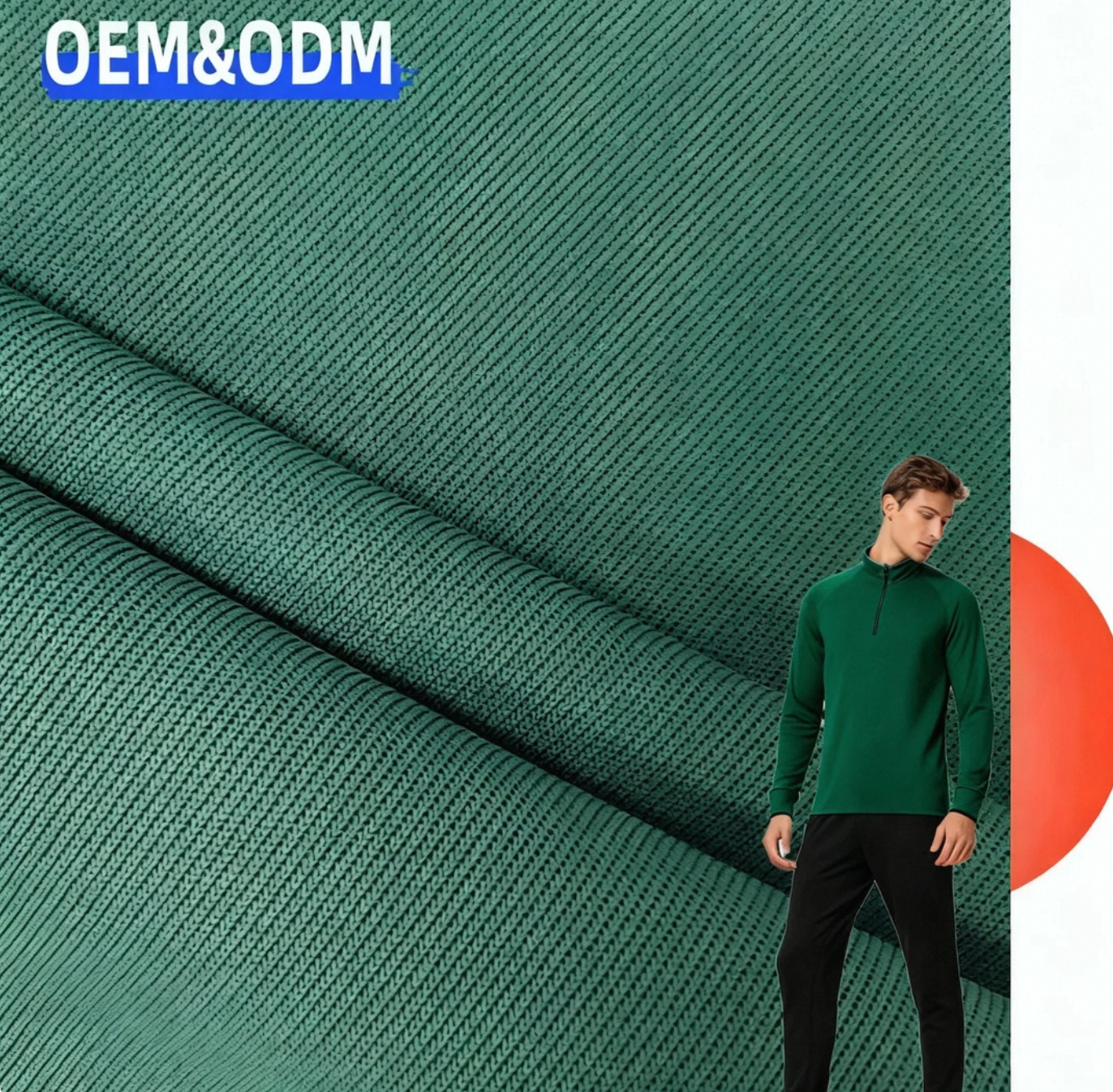 Cotton Touch French Rib Fabric 100% Polyester Solids Knitted Wear-Resistant Comfortable For Fashionable Top